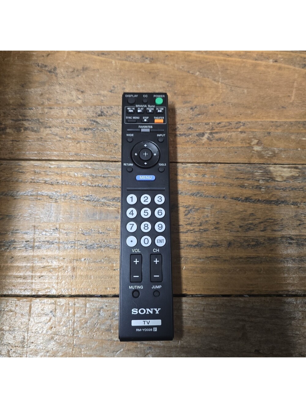 Genuine Sony RM-YD028 OEM Bravia TV Remote Control Tested Working
